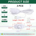 PATIKIL 8 3 Set Feet Lamp Cord with Plug, UL List Lamp Power Cord with Full Range Rotary Lamp Switch Stripped Ends