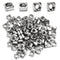 Juvielich 200pcs M3-0.5 Square Nuts, M3 Stainless Steel Square Nut, M3x0.5mm 304 SS