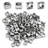 Juvielich 200pcs M3-0.5 Square Nuts, M3 Stainless Steel Square Nut, M3x0.5mm 304 SS