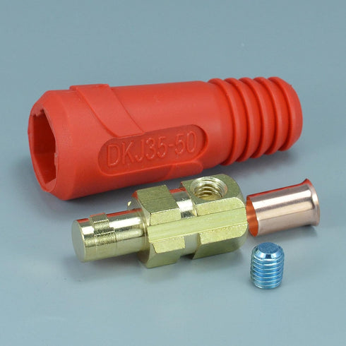 RIVERWELD TIG Welding Cable Panel Connector-plug DKJ35-50, 315Amp Dinse Quick Fitting 2pcs