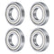 uxcell 4 Pcs 16004-2Z Deep Groove Ball Bearing, High Carbon Chrome Steel Z3 Double Rubber Sealed, 20mm x 42mm x 8mm