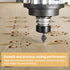 BINSTAK 60 1/4 Inch Degree V Groove Router Bit Shank, Carbide Tipped Wood CNC Router Bit Woodworking Engraving Carving