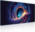 Large Gaming Mouse Pad, Technological Nebula Style Professional Gaming Mousepad, Non-Slip Waterproof Rubber Base 31.5 x