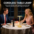 baishezhuan 3-Levels Dimming Small Gold Rechargeable Cordless LED Table Lamps Touch Sensor Light, Portable Wireless