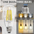E ENERGETIC LIGHTING ST58/ST18 LED Filament Bulbs, 3CCT, 2700K/4000K/5000K, 7W (60W Equivalent), High Brightness, E26,