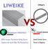 LIWEIKE Brushed Nickel Shower Foot Rest Bar Wall Mount Shower Stool for Shaving Legs Non-Slip Scrub Shower Foot Step