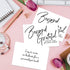 Pink Pixie Studio 50 (4" 6" Large Beyond Grateful Thank You For Your Order Card Inserts, Customer Appreciation Notes