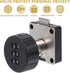 3-Digit Levemolo Combination Cabinet Lock Password File Drawer Lock for Home Office Security Black Round Face for Desk