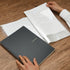 Maruman MNEMOSYNE Notebook, 11.69 x 8.66 Inches (A4), 7mm ruled, 70 Sheets (N199A), White