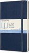 Moleskine Art Sketchbook, Hard Cover, Large (5" x 8.25") Plain/Blank, Sapphire Blue, 104 Pages by Moleskine