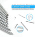 376pcs Premium Hardware Nails Assortment Kit, Maximum Length 2 Inches, Galvanized, Picture Hanging, Wood, Wall with
