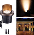 Low Voltage Landscape Well Lights Outdoor, LED In-Ground Lights Warm White 3000K,