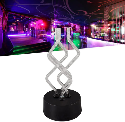 Fafeicy Bubble Color Changing Desk Lamp, ABS and Acrylic Material, Touch Control, Rotating Colorful Light and Battery