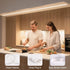 60inch 120V Counter 6000k Plug in Under Cabinet Lighting Strip for Kitchen, Bright LED Under Lights White Slim, Luces