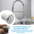 Kyuionty 1M Hot Tub Air Switch Kit, Polished Chrome Push Air Button Switch Jetted Whirlpool Jet Bath Tub, On Off Switch