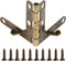 20pcs Hinge Hardware Accessories, 90 Angle Support Spring Hinge for Small Jewelry, Wine Case, Watch Box