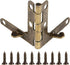 20pcs Hinge Hardware Accessories, 90 Angle Support Spring Hinge for Small Jewelry, Wine Case, Watch Box