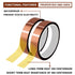 MS WGO High Temperature Tape, Heat Resistant, No Residue, 10mm X 33m 108ft (Yellow-2 Roll)