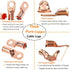 SVAAR 1/0 Copper Lugs, 1/0 AWG-3/8 Ring Lugs, Heavy Duty Closed End Lugs, 10PCS 0 Gauge Lugs + 10PCS Heat Shrink Tube