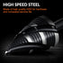 THINKWORK 5 Pcs HSS Four Spiral Flute Step Drill Bit Set (1/8"-1-3/8") with 1/4" and 3/8" Shank