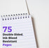 Small Notebooks, Spiral Notepads 3x5 - (Pack of 10), Pocket Memo Pads for Home, Office, College, School - 75 Sheets Each