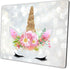 Floral Unicorn Gifts Mouse Pad Mat – Cute Unicorn Face Teacher Desk Accessories for Women