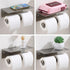 TOPGHIP Toilet Paper Holder - Double Rolls Toilet Tissue Holder with Phone Shelf for Bathroom - TP Roll Holder