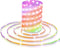65ft Color Changing Christmas String Lights, 200 LED Twinkle Fairy Lights String