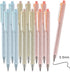 RIANCY Retractable Pink Pens, Black Ink Quick Dry Gel Ink, Smooth Writing 0.5mm, Cute Pen for Journaling