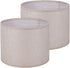 CREATCABIN 2 Sets Drum Lamp Shade 13" Top x 13" Bottom x