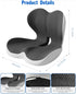 Mogdeker L-Shaped Seat Cushion for Long Sitting,Memory Foam Ergonomic Back Support Driving Seat Cushion for Back