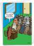 NobleWorks - 1 Funny Animal Card for Birthdays - Pet Cat and Dog Humor, Birthday Notecard with Envelope