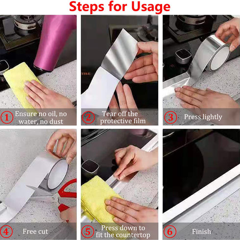 2PCS Premium Aluminum Foil Tape, Silver Metal Duct Tapes (2" x65Feet,3.9mil) for High Temperature Heavy Duty Insulation