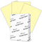 Springhill 8.5 x 11 Canary Yellow Copy Paper, 24lb Bond/60lb Text, 89gsm,