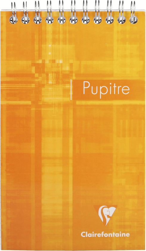 Clairefontaine Wirebound Notepad - Ruled 80 Sheets - 4 1/4 x 6 3/4 - Sold Individually
