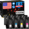Cartlee Set of 4 Compatible High Yield Laser Toner Cartridges for Dell E525W E525DW 525W 525DW 525 DPV4T H3M8P Color