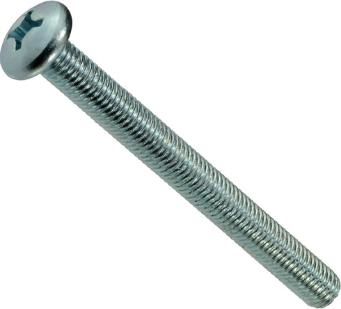 Phillips Pan Machine Screws, 1/4-28 x 2-1/2, 12 Pieces