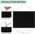 Black Cork Board with Linen Double-Sided, 16''X 12'' Wall Mounted Bulletin Board for Office Home School