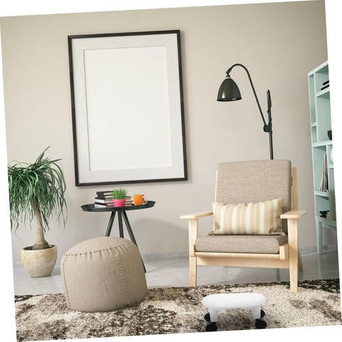 DOITOOL Rolling Low Stool Wheels Portable and Lightweight Under Desk Stool for Easy Assembly for Home and Office Use