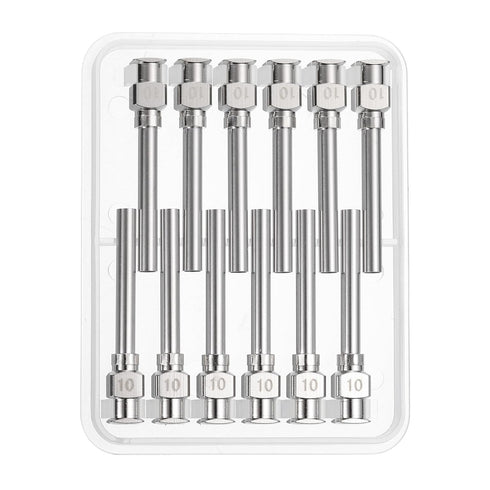 PATIKIL 12 Pcs 10G Blunt Tip Dispensing Needle, 1 Inch Stainless Steel Liquid Dispenser