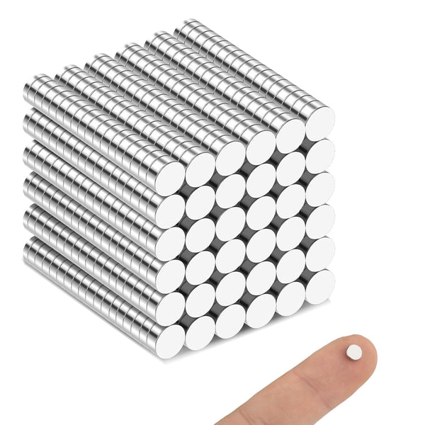 Small Magnets, 600 Pack Refrigerator Magnets - 5x2mm Rare Earth Neodymium Magnets for Crafts, Whiteboard