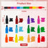 YFANITI Crayons,12 Pencils,12 Stackable PCS Stacking Buildable Crayons Colorful Stackable Colors Stackable Painting