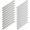 20 Pieces 13 Inch Aluminum DIN Rails Slotted for Mounting Hardware Components, 35mm Wide