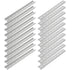 20 Pieces 13 Inch Aluminum DIN Rails Slotted for Mounting Hardware Components, 35mm Wide