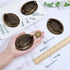 4 Pack 3.3inch PH PandaHall Antique Drawer Pulls Handles Oval Bail Drawer Pulls Vintage Cabinet Handle Bronze Wheat