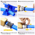 TAILONZ PNEUMATIC Male Straight Push to Connect Fittings, 3/8 Inch Tube OD x 1/4 Inch NPT Thread, Pack of 10