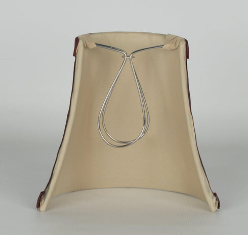 Urbanest Set 2, 3x5x5" of Clip-on Wall Sconce Half Shade, Burgundy