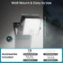 2200mAh 1500LM IP65 3 1 Pack Solar Motion Sensor Outdoor Lights with Auto Head-up, LED Solar Security Wall Flood Lights