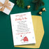 Goroar Daddy To Be Christmas Card, Merry Christmas Daddy to be Poem Card, Christmas Card From The Bump, Cannot Wait