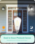 EDISHINE 6 Pack Dusk to Dawn LED Outdoor Light Bulb, Vintage Styled ST64 LED Edison Filament Bulb, 700LM 5000K Warm